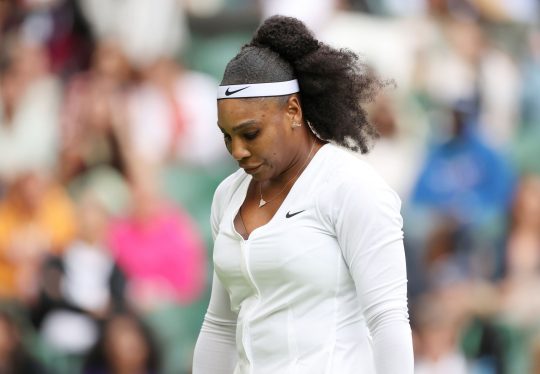Serena Williams po straconym punkcie 10.08.2022