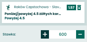 kupon seo raków częstochowa - slavia praga, betfan