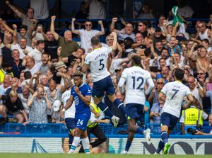 Piłkarze Tottenhamu po zdobytym golu