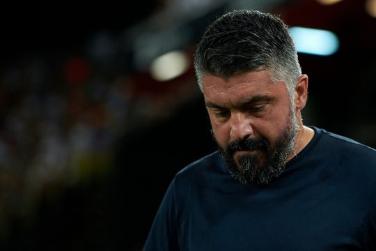 Gennaro Gattuso - trener Valencii CF; la liga 04.09.2022