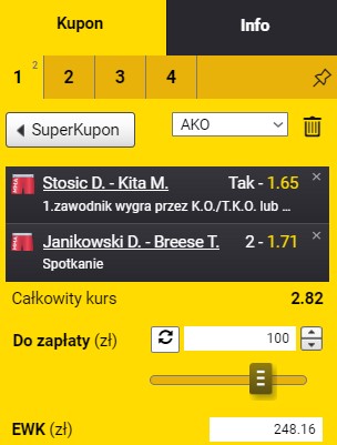 Fortuna KSW 74 Stosić vs Kita oraz Janikowski vs Breese