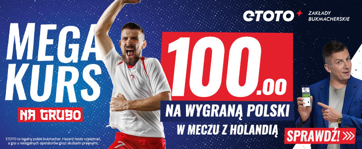promocja na mecz polska - holandia w ETOTO