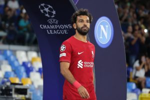 Mo Salah w meczu z Napoli