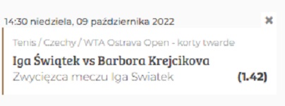 SEO Swiatek vs Krejcikova 09.10.2022