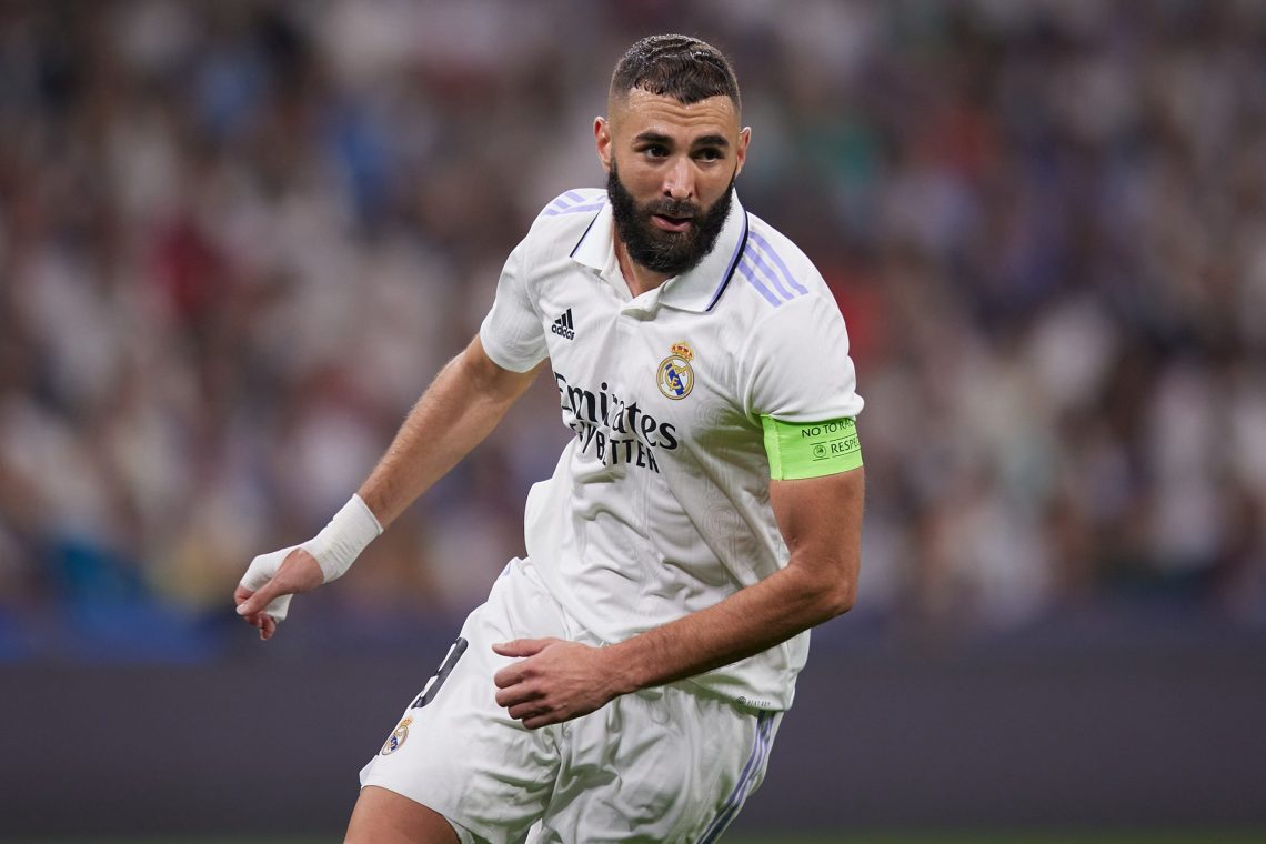 benzema w meczu realu