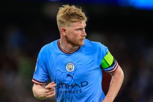 Kevin de Bruyne w meczu z BVB