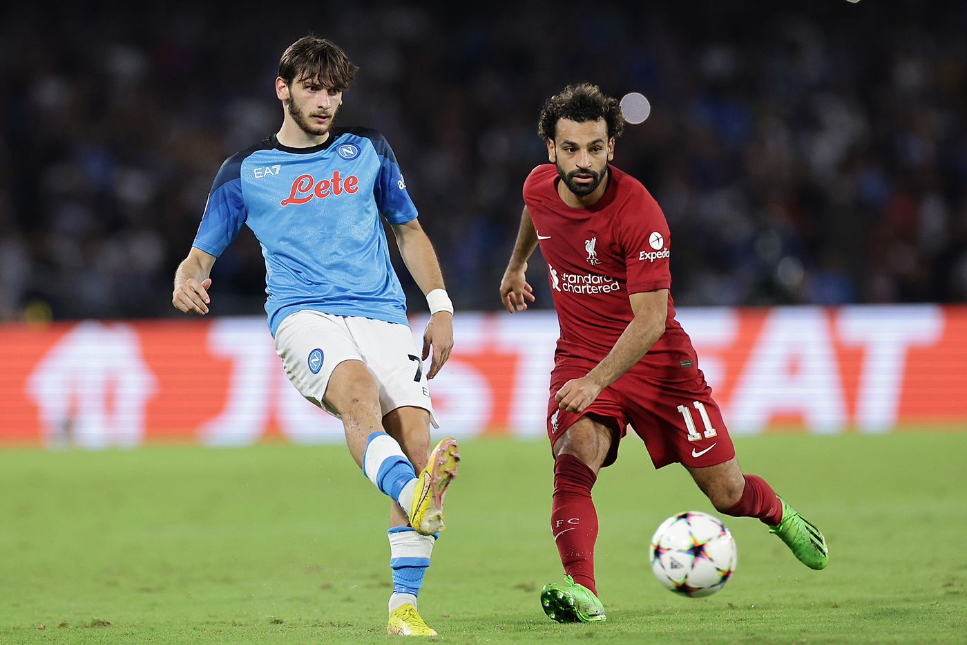 Khvicha Kvaratskhelia, Mohamed Salah