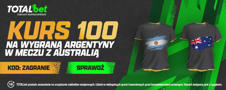 Argentyna Australia typ z kursem 100