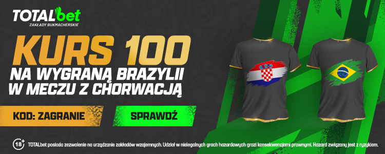 Boost na zwycięzcę meczu Chorwacja - Brazylia