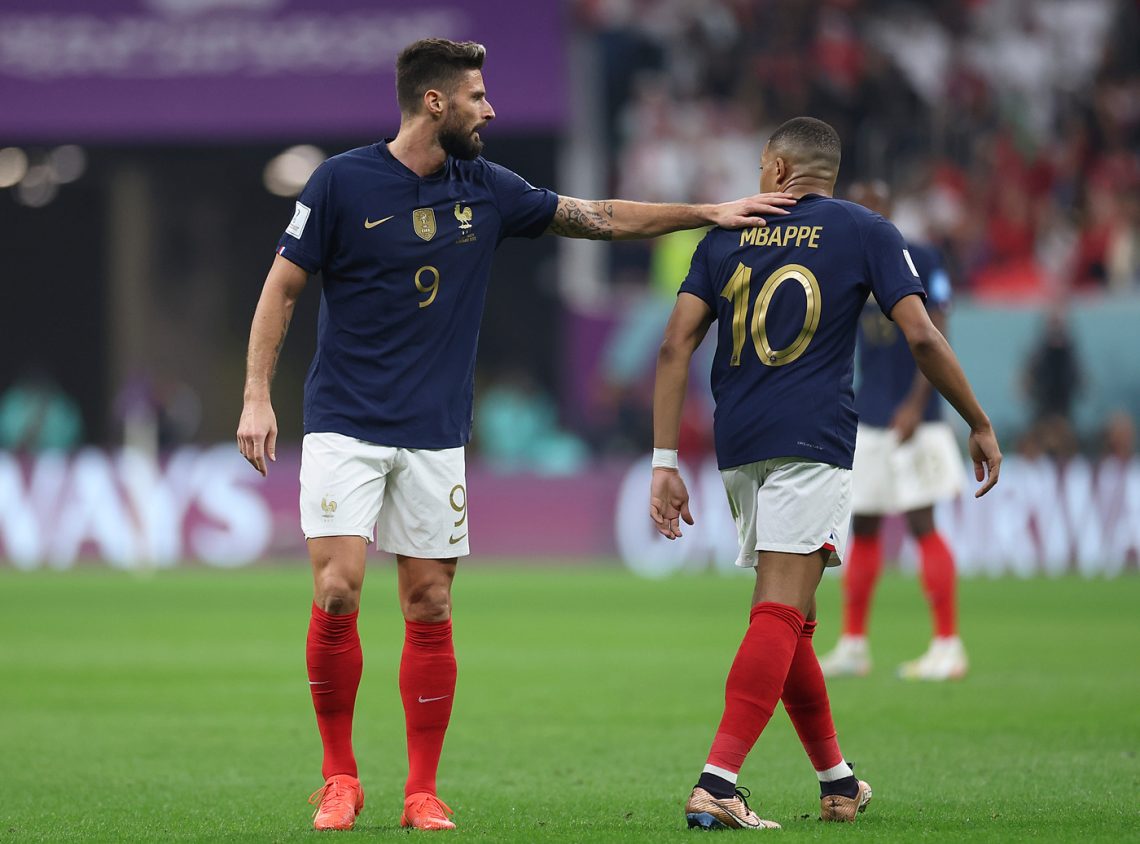 Olivier Giroud, Kylian Mbappe