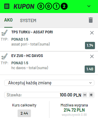 TOTALBET Hokej 10.12.