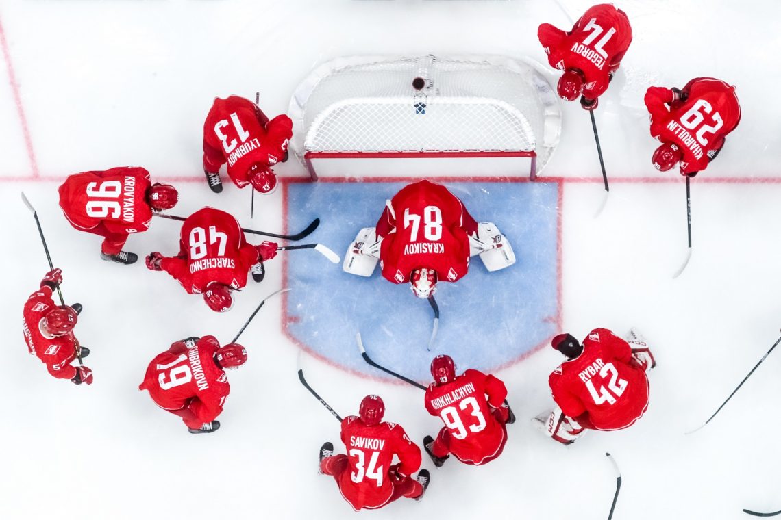 Hokej na lodzie gracze