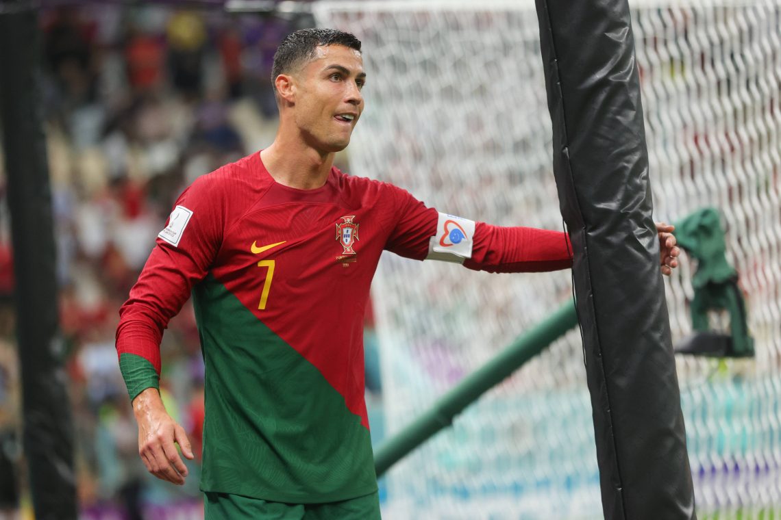 Ronaldo po zmarnowanej sytuacji podbramkowej