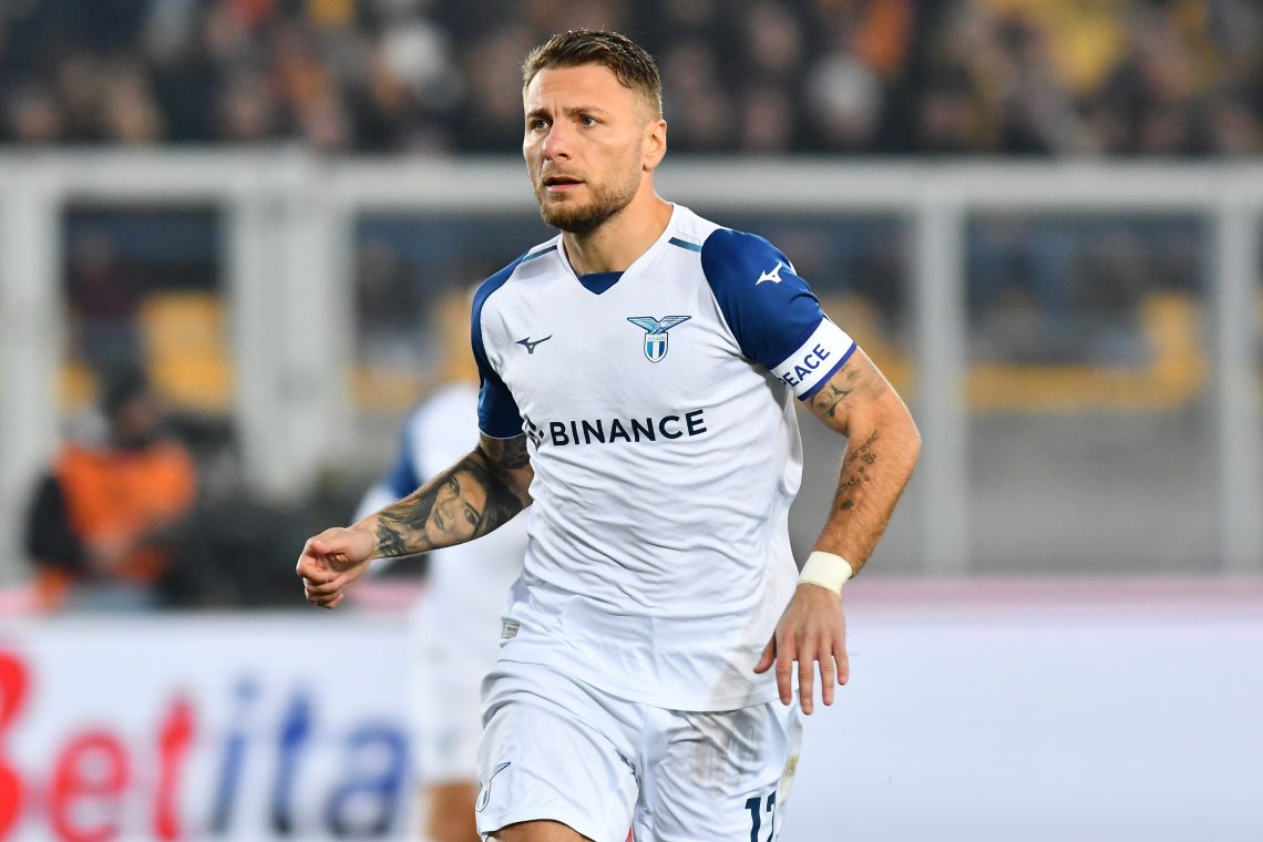 Ciro Immobile w meczu z Lecce