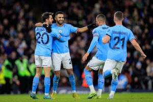 Manchester City po zdobyciu gola