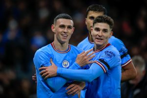 Phil Foden po zdobyciu gola