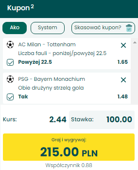 14.02. Liga Mistrzów BETFAN