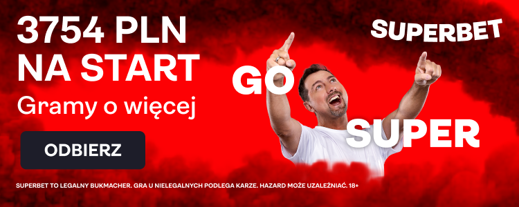 Superbet bonus do 3754 PLN