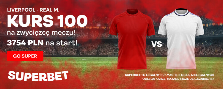 Superbet boost Liverpool - Real banner pod lead