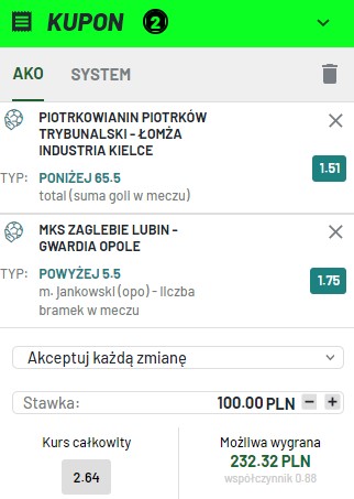 TOTALBET, Industria Kielce vs Piotrków Trybunalski, Zagłębie vs Gwardia Opole