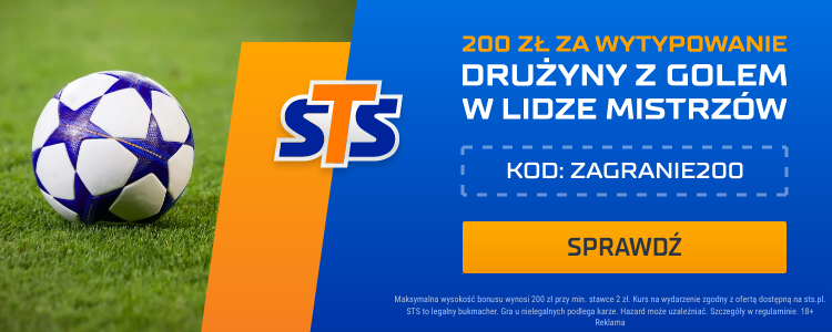 Bonus na Ligę Mistrzów od STS