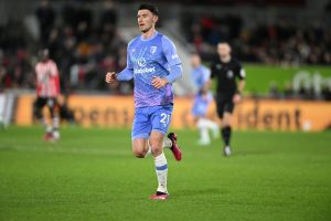 Kieffer Moore po strzelonym golu