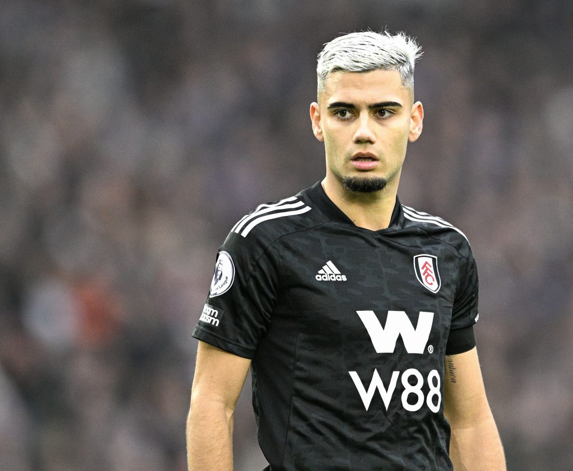 Andreas Pereira podczas meczu z Brightonem