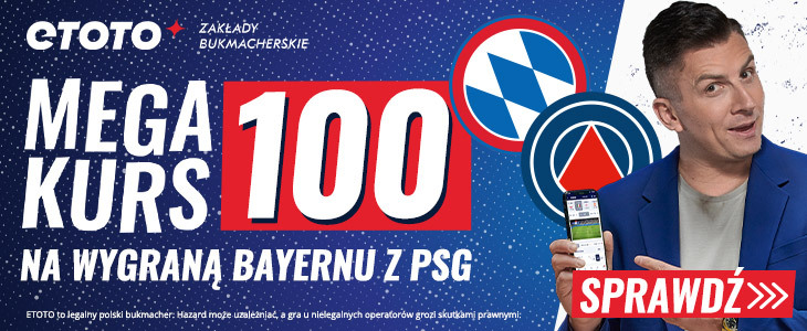 Banner promocja ETOTO Bayern PSG