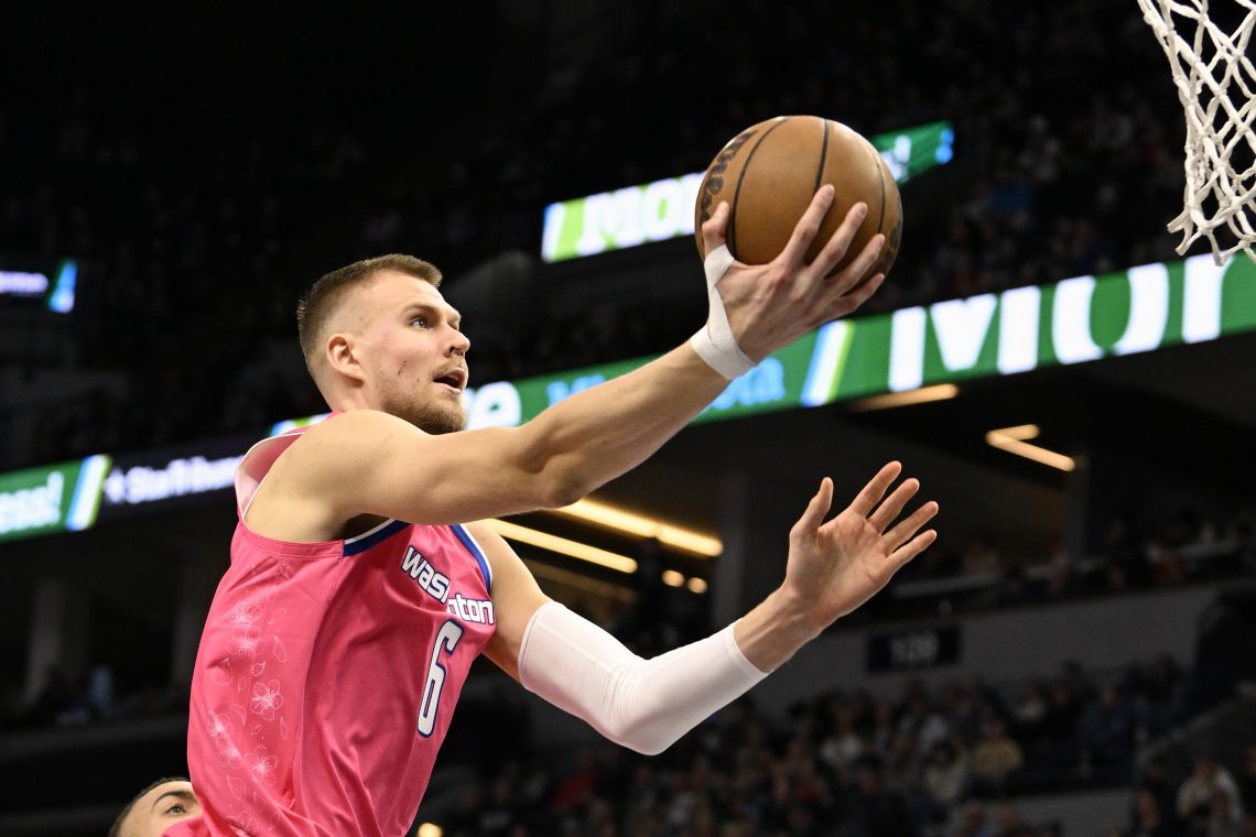 Kristaps Porzingis - gracz Wizards; NBA; 02.03.2023