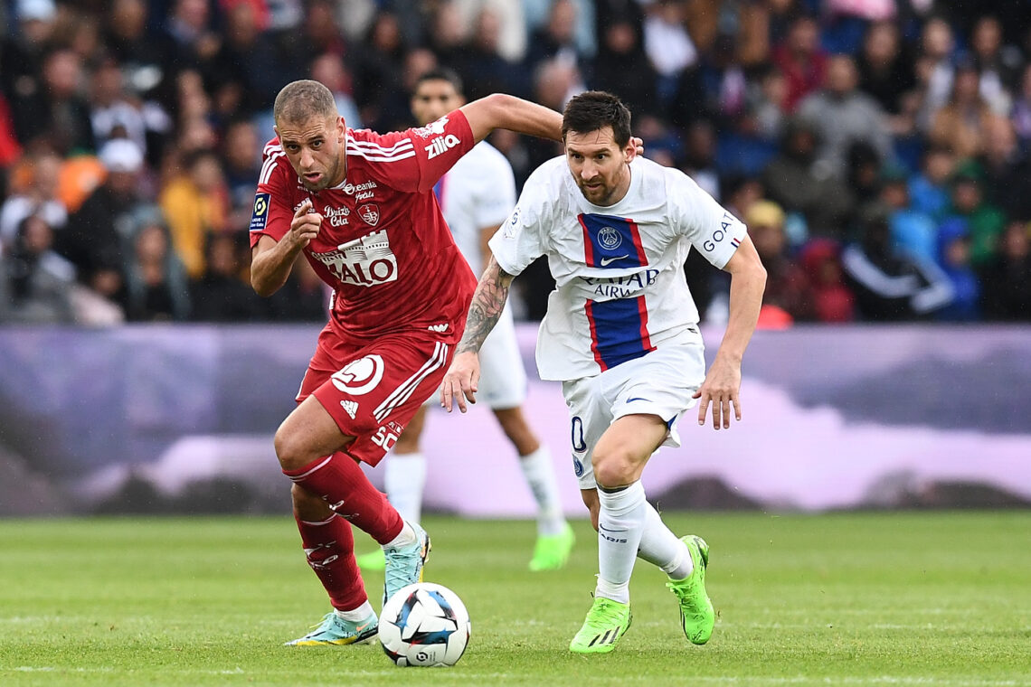 Islam Slimani, Lionel Messi