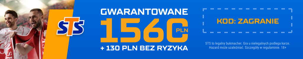 STS zakład bez ryzyka do 130 PLN reprezezentacja Polski