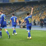 Piłkarz Kazachstanu po zdobytym golu