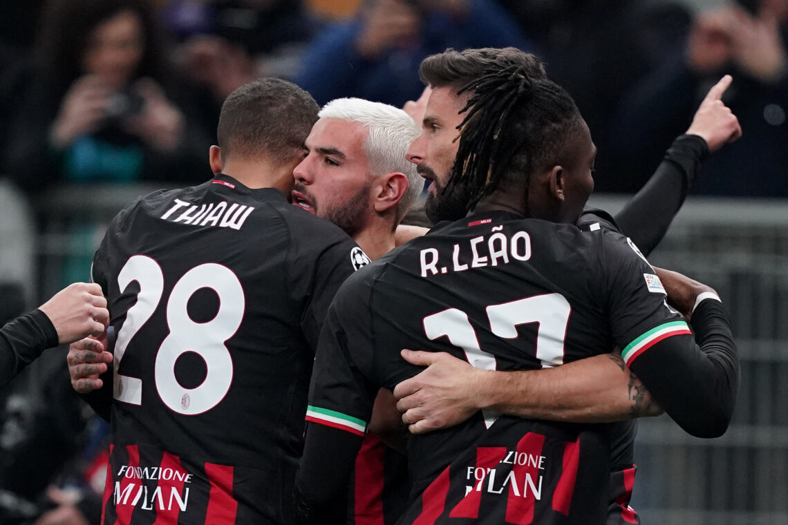 Piłkarze Milanu po zdobyciu gola