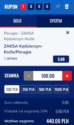 Perugia vs Zaksa, typ, singiel, półfinał Ligi Mistrzów, 6 kwietnia 2023 r.