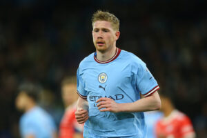 Kevin de Bruyne w meczu LM