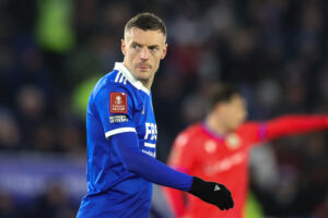 Jamie Vardy podczas spotkania pucharowego