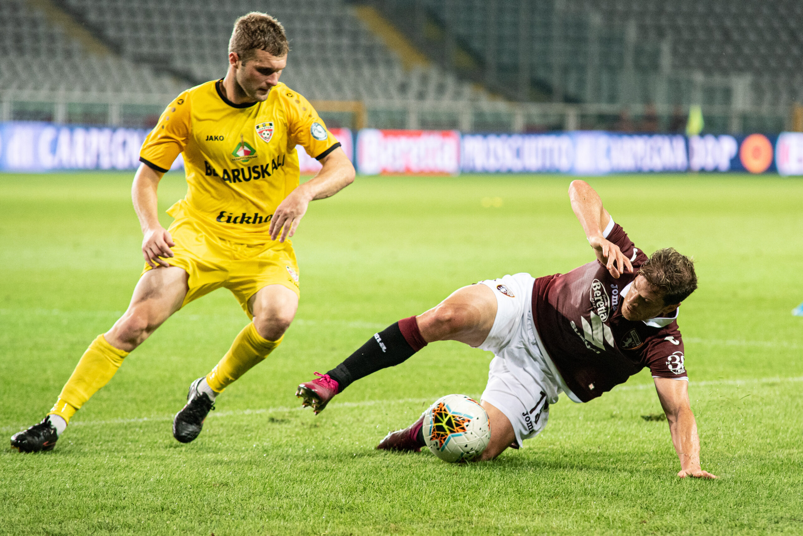 Zawodnicy Soligorska i Torino
