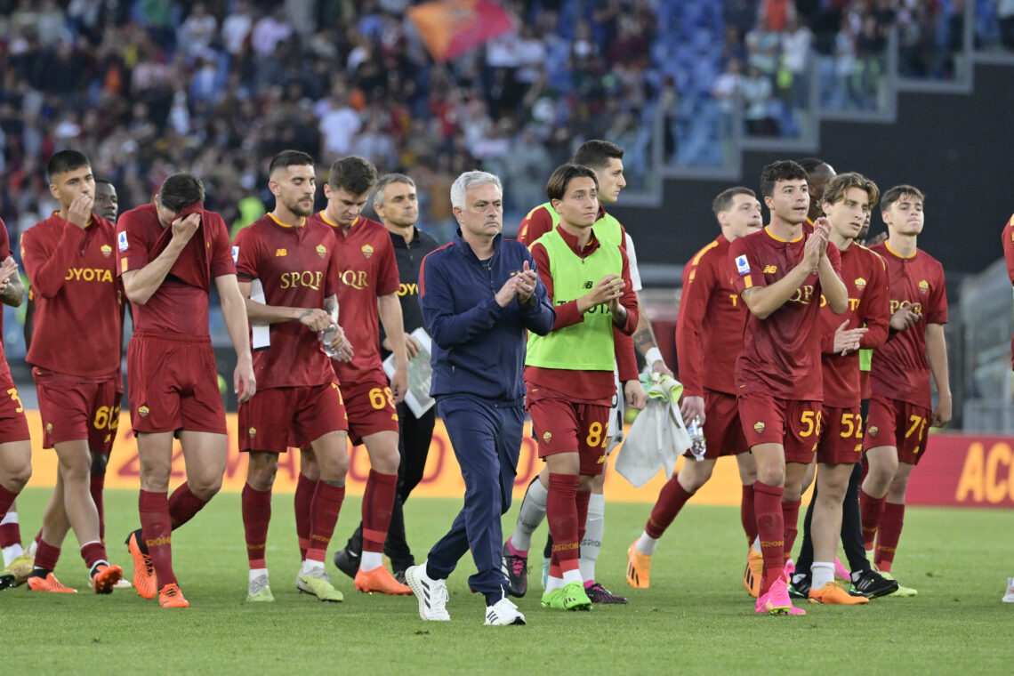 Roma po zakonczonym meczu