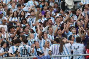 Kibice Argentyny podczas meczu