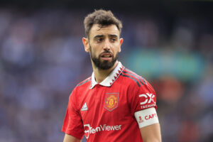 Bruno Fernandes podczas meczu z Brightonem