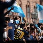 Kibice Argentyny na ulicach