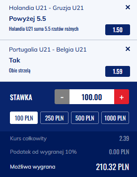 Kupon Euro U21, 27 czerwca ETOTO