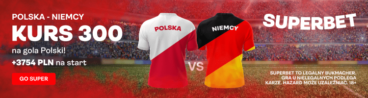 Banner promocja Polska - Niemcy Superbet dół