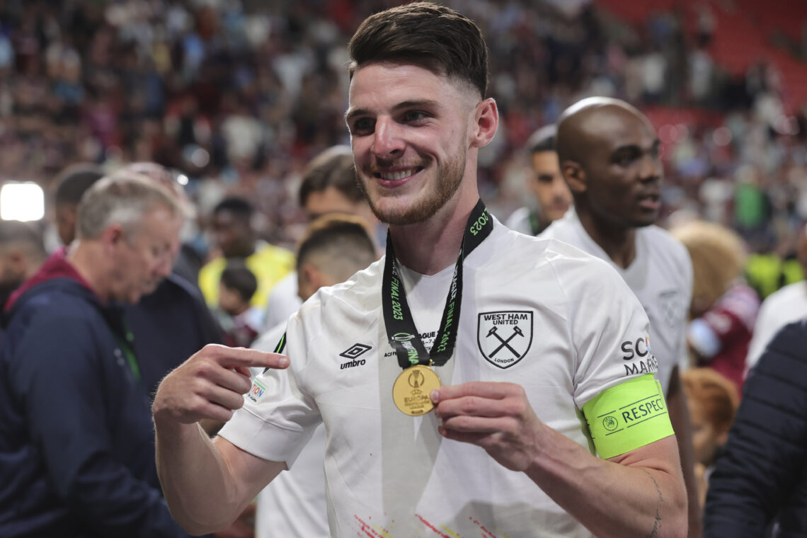 Declan Rice po wygraniu Ligi Konferencji