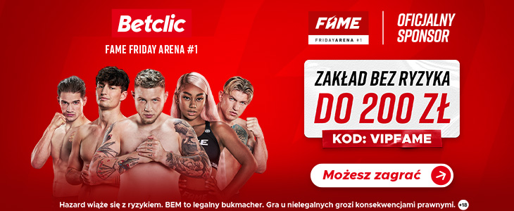 Fame MMA Friday Arena typy