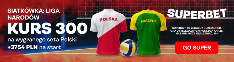 Polska - Brazylia promocja Superbet mniejszy banner