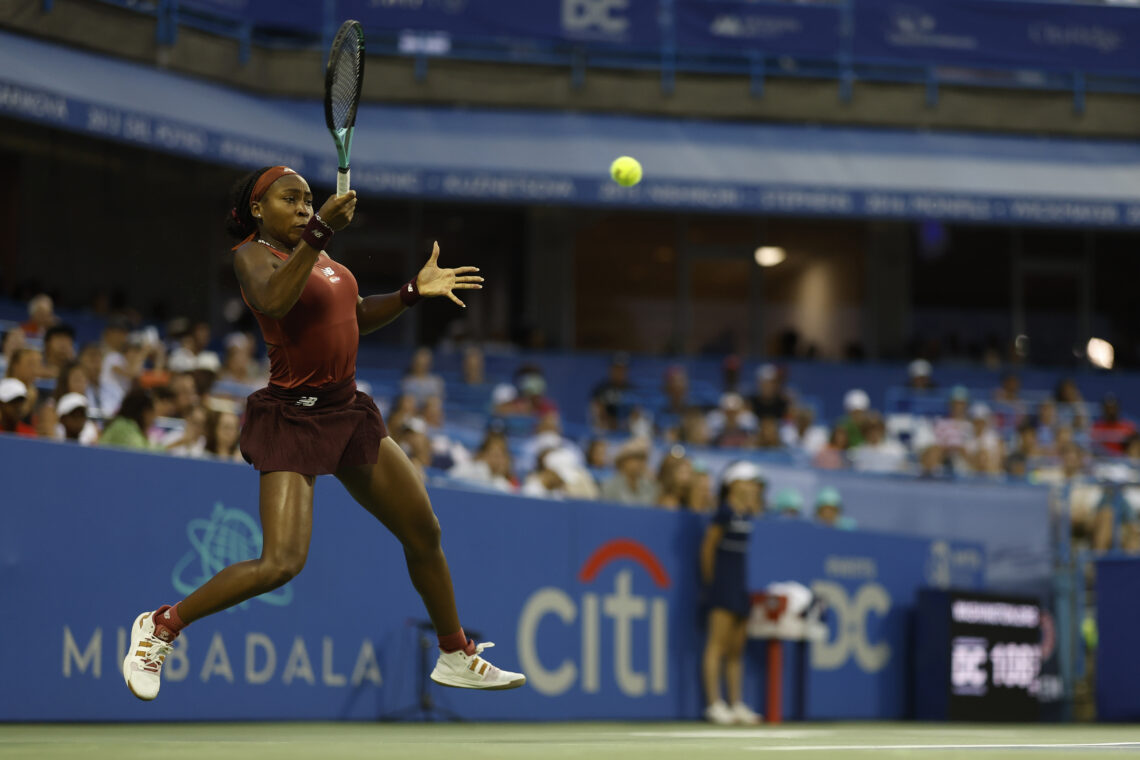 Cori Gauff na forehandzie 04.08.2023