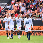 Piłkarze Lille po strzeleniu gola