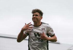 Tom Cairney po zdobyciu gola