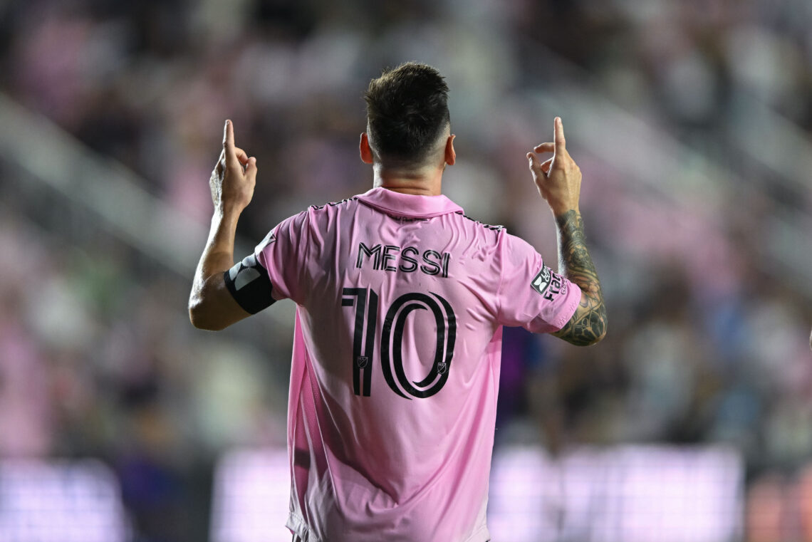 Leo Messi po strzelonym golu